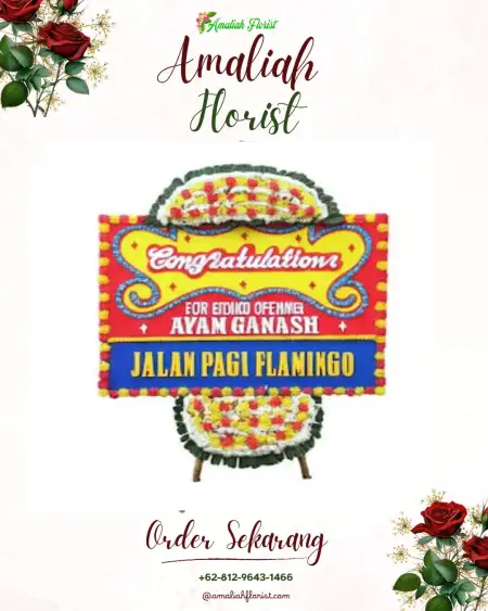 Sewa Papan Bunga Guring
